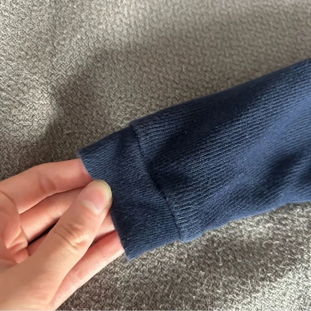 Ralph Lauren Knit One Piece Footie Navy Blue Size 6 Months
